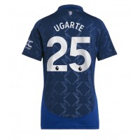 Camisa de Futebol Manchester United Manuel Ugarte #25 Equipamento Secundário Mulheres 2024-25 Manga Curta